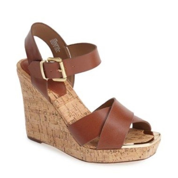 Charles David • Oliver' Cork Platform Wedge Sandal - Picture 1 of 8